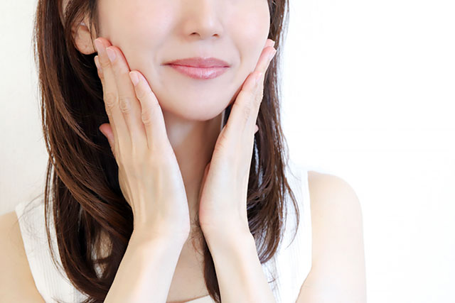 整骨院での美容鍼ビフォーアフターのアフター